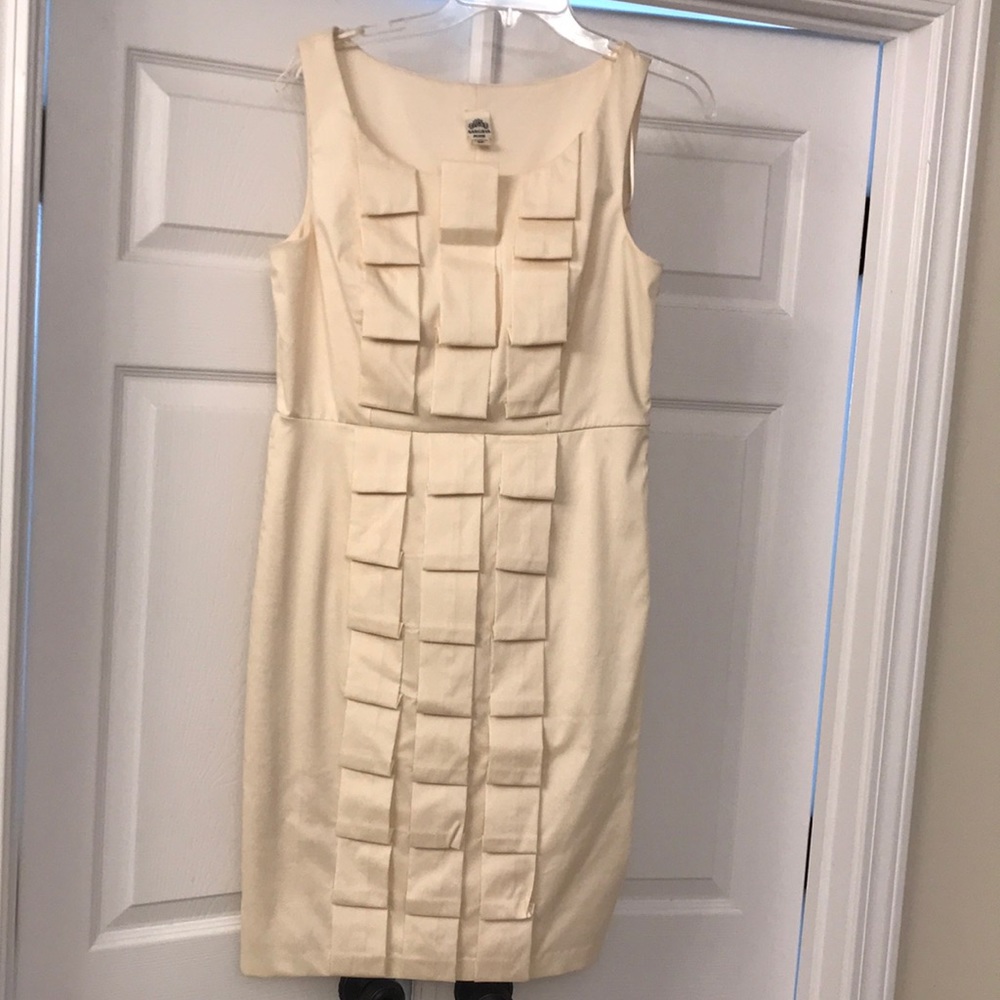 3/$12 Sangria cream cocktail dress. 10p